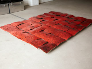 Bildliche Darstellung der Klangskulptur mit dem Titel "Teppich" aus dem Jahr 2012