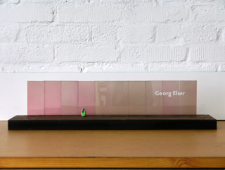 Abbildung des Wettbewerbsbeitrag "Denkzeichen für Georg Elser in Berlin" aus dem Jahr 2010
