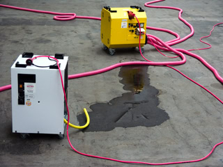 Abbildung der Rauminstallation "Parasitärer Klimaveränderer" aus dem Jahr 2010