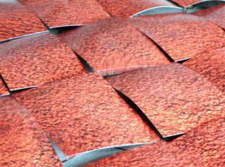 Bildliche Darstellung der Klangskulptur mit dem Titel "Teppich" aus dem Jahr 2012