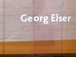 Abbildung des Wettbewerbsbeitrag "Denkzeichen für Georg Elser in Berlin" aus dem Jahr 2010