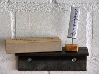 Abbildung der Arbeit "sehr persönliche Skulptur" aus dem Jahr 1997