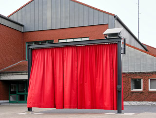 Abbildung der kinetischen Arbeit "Vorhang auf"